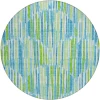 Addison Chantille ACN739-Aqua 8 ft. X 8 ft. Round Rug