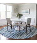 Addison Chantille ACN739-Blue 8 ft. X 8 ft. Round Rug