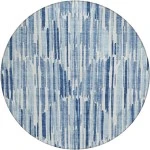 Addison Chantille ACN739-Blue 8 ft. X 8 ft. Round Rug