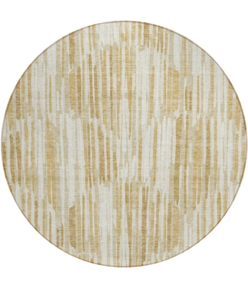 Addison Chantille ACN739-Gold 8 ft. X 8 ft. Round Rug