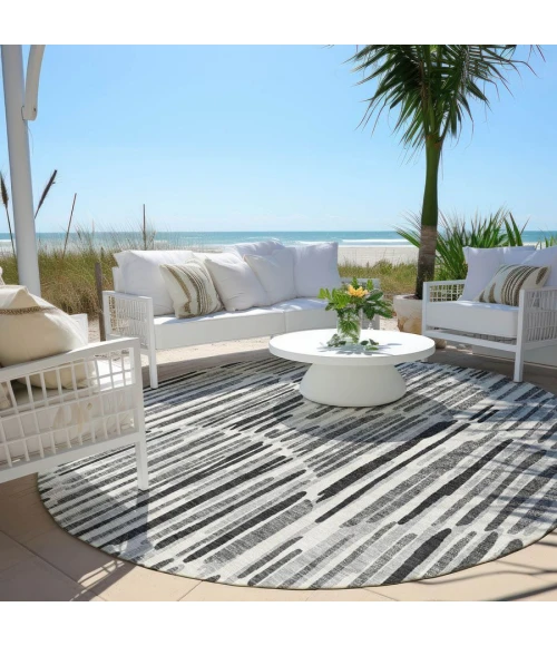 Addison Chantille ACN739-Gray 8 ft. X 8 ft. Round Rug