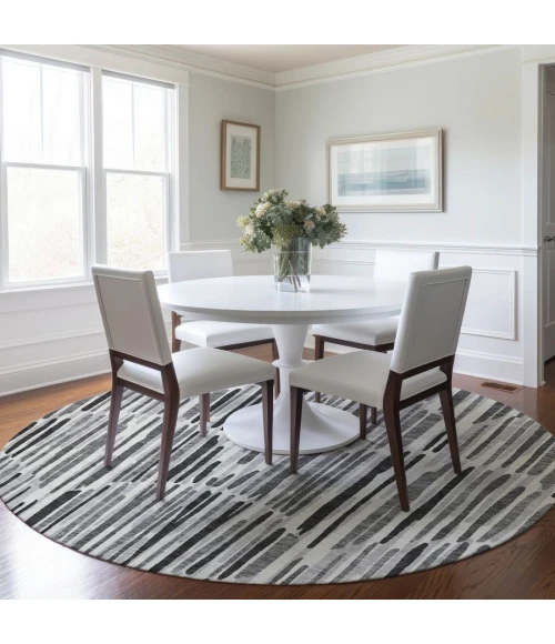 Addison Chantille ACN739-Gray 8 ft. X 8 ft. Round Rug