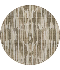 Addison Chantille ACN739-Mocha 8 ft. X 8 ft. Round Rug
