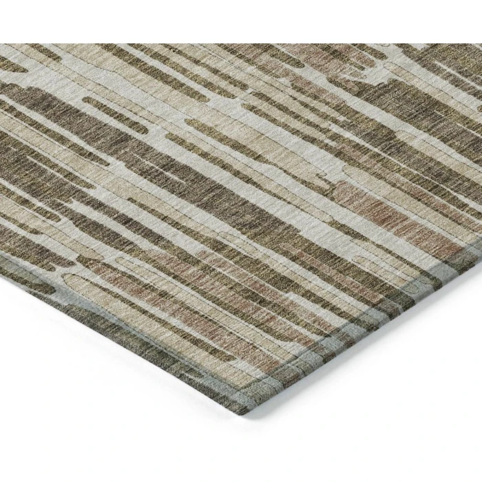 Addison Chantille ACN739-Mocha 8 ft. X 8 ft. Round Rug