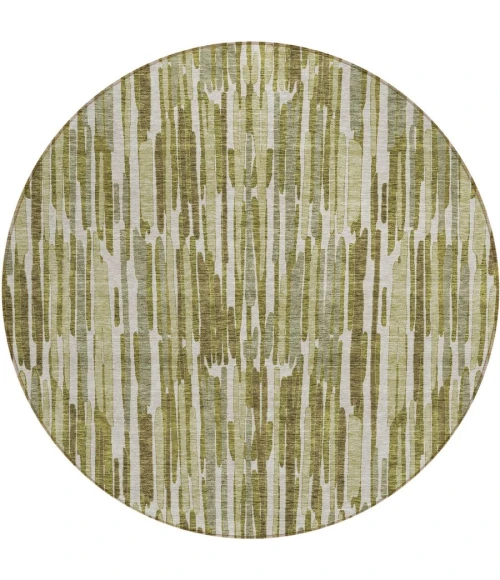 Addison Chantille ACN739-Olive 8 ft. X 8 ft. Round Rug