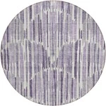 Addison Chantille ACN739-Purple 8 ft. X 8 ft. Round Rug