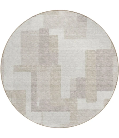 Addison Chantille ACN740-Beige 8 ft. X 8 ft. Round Rug