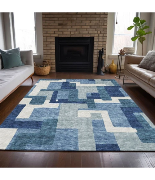 Addison Chantille ACN740-Blue 9 ft. X 12 ft. Rectangle Rug