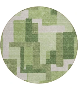 Addison Chantille ACN740-Green 8 ft. X 8 ft. Round Rug