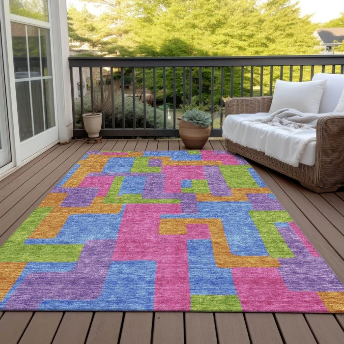 Addison Chantille ACN740-Purple 8 ft. X 10 ft. Rectangle Rug