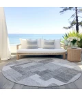 Addison Chantille ACN740-Silver 8 ft. X 8 ft. Round Rug