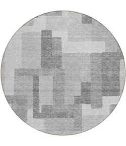 Addison Chantille ACN740-Silver 8 ft. X 8 ft. Round Rug