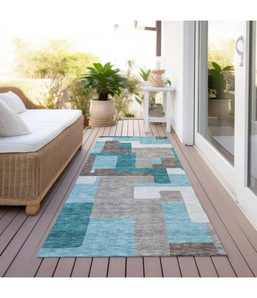 Addison Chantille ACN740-Teal 2 ft. 3 in. X 7 ft. 6 in. Rectangle Rug