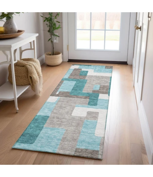 Addison Chantille ACN740-Teal 2 ft. 3 in. X 7 ft. 6 in. Rectangle Rug