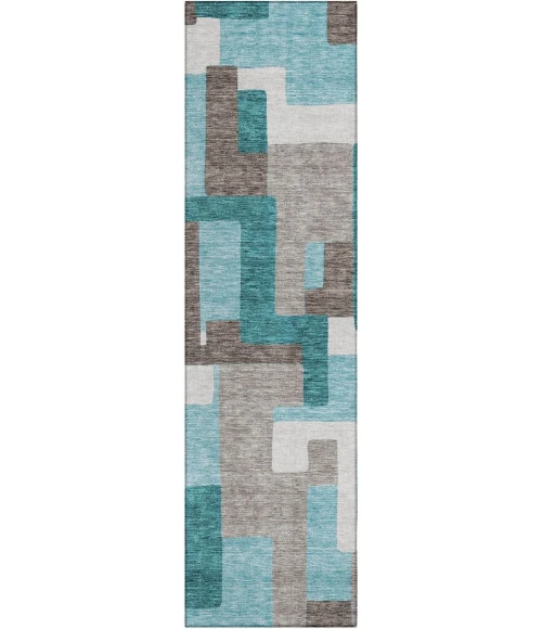 Addison Chantille ACN740-Teal 2 ft. 3 in. X 7 ft. 6 in. Rectangle Rug