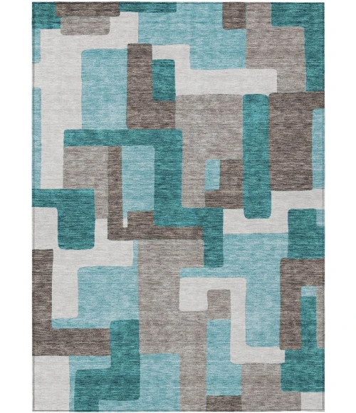 Addison Chantille ACN740-Teal 8 ft. X 10 ft. Rectangle Rug
