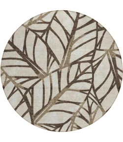 Addison Chantille ACN741-Chocolate 8 ft. X 8 ft. Round Rug