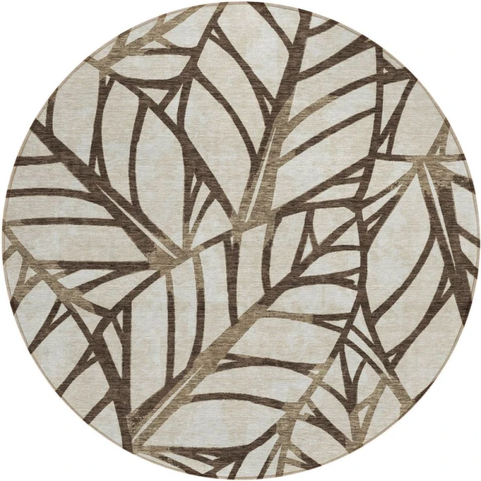 Addison Chantille ACN741-Chocolate 8 ft. X 8 ft. Round Rug