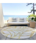 Addison Chantille ACN741-Gold 8 ft. X 8 ft. Round Rug