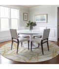 Addison Chantille ACN741-Gold 8 ft. X 8 ft. Round Rug