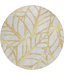 Addison Chantille ACN741-Gold 8 ft. X 8 ft. Round Rug