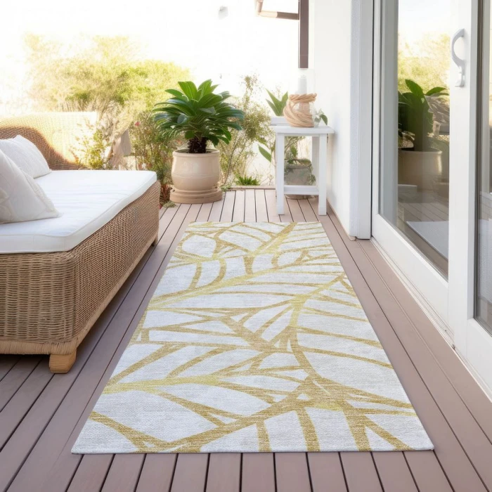 Addison Chantille ACN741-Gold 2 ft. 3 in. X 7 ft. 6 in. Rectangle Rug