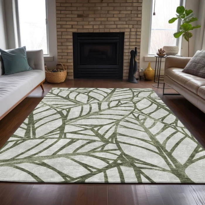 Addison Chantille ACN741-Olive 10 ft. X 14 ft. Rectangle Rug