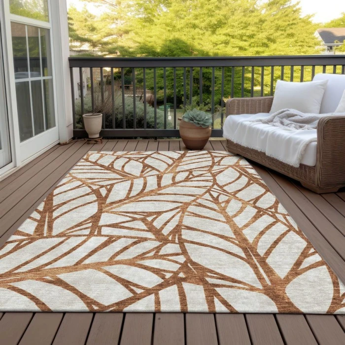 Addison Chantille ACN741-Paprika 5 ft. X 7 ft. 6 in. Rectangle Rug