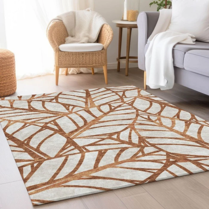 Addison Chantille ACN741-Paprika 5 ft. X 7 ft. 6 in. Rectangle Rug