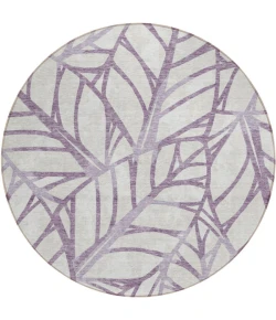 Addison Chantille ACN741-Purple 8 ft. X 8 ft. Round Rug
