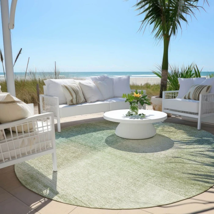 Addison Chantille ACN742-Aloe 8 ft. X 8 ft. Round Rug