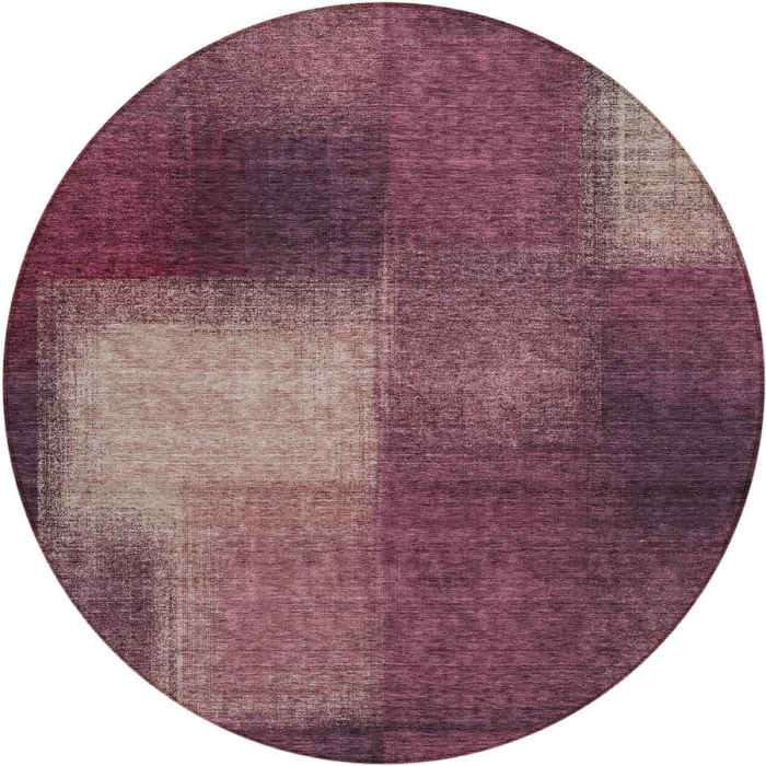 Addison Chantille ACN742-Plum 8 ft. X 8 ft. Round Rug