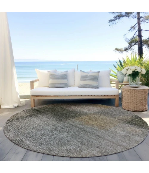 Addison Chantille ACN742-Taupe 8 ft. X 8 ft. Round Rug