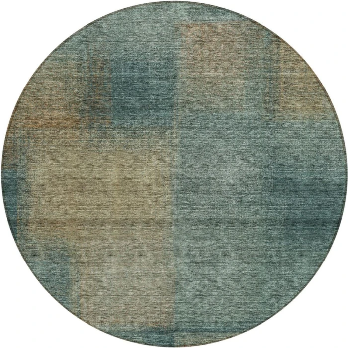Addison Chantille ACN742-Teal 8 ft. X 8 ft. Round Rug