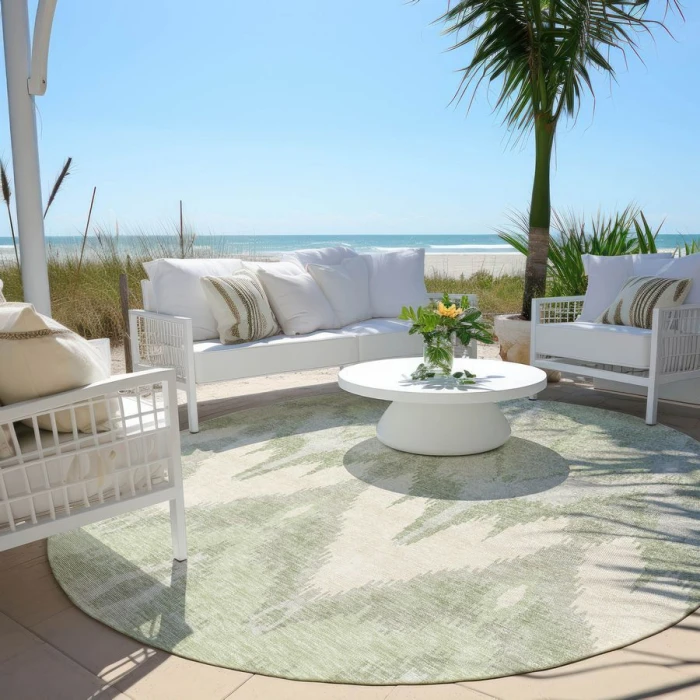 Addison Chantille ACN743-Aloe 8 ft. X 8 ft. Round Rug