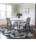 Addison Chantille ACN743-Blue 8 ft. X 8 ft. Round Rug