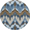 Addison Chantille ACN743-Blue 8 ft. X 8 ft. Round Rug