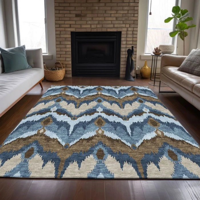 Addison Chantille ACN743-Blue 10 ft. X 14 ft. Rectangle Rug