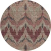Addison Chantille ACN743-Burgundy 8 ft. X 8 ft. Round Rug