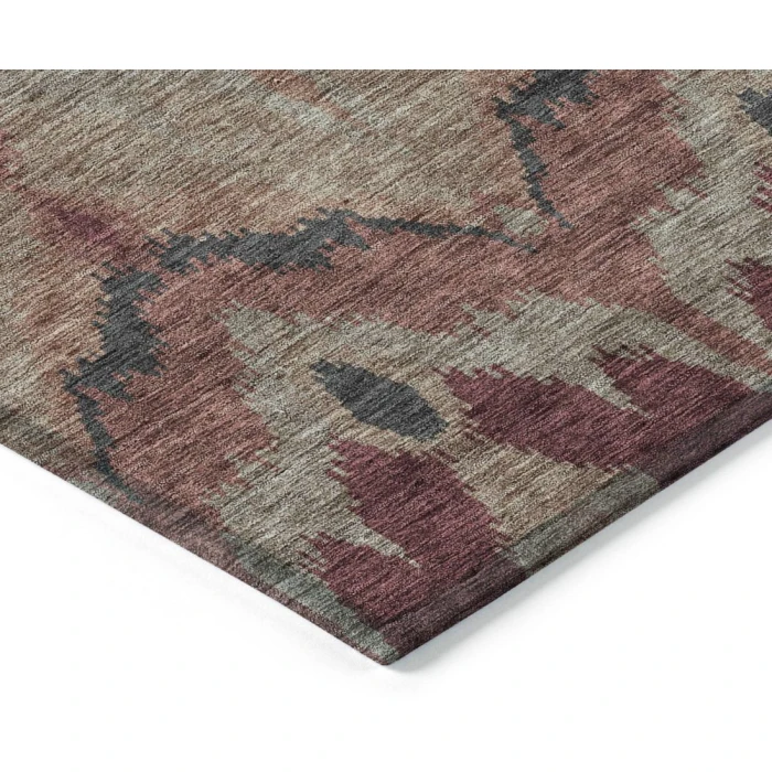 Addison Chantille ACN743-Burgundy 8 ft. X 8 ft. Round Rug