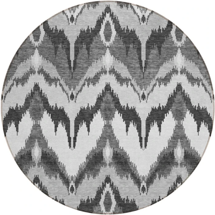 Addison Chantille ACN743-Gray 8 ft. X 8 ft. Round Rug