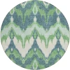 Addison Chantille ACN743-Green 8 ft. X 8 ft. Round Rug
