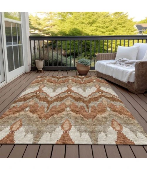 Addison Chantille ACN743-Paprika 5 ft. X 7 ft. 6 in. Rectangle Rug