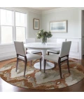 Addison Chantille ACN743-Paprika 8 ft. X 8 ft. Round Rug