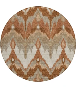 Addison Chantille ACN743-Paprika 8 ft. X 8 ft. Round Rug