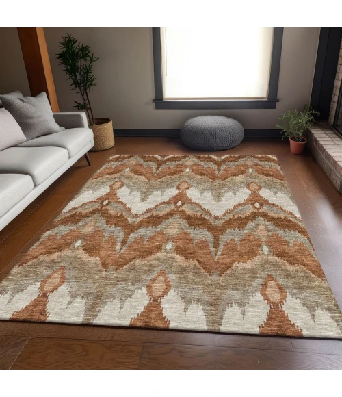 Addison Chantille ACN743-Paprika 5 ft. X 7 ft. 6 in. Rectangle Rug