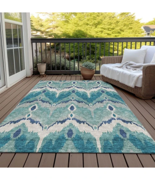 Addison Chantille ACN743-Teal 5 ft. X 7 ft. 6 in. Rectangle Rug