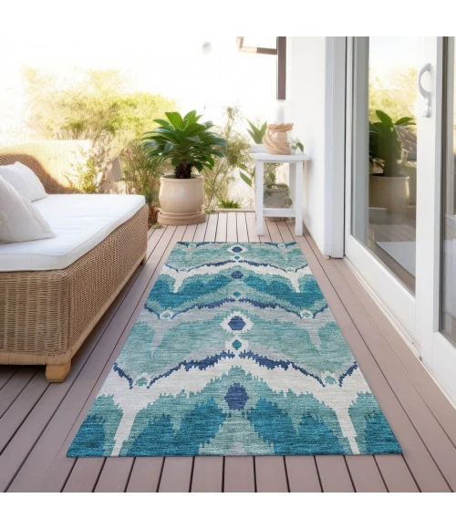 Addison Chantille ACN743-Teal 2 ft. 3 in. X 7 ft. 6 in. Rectangle Rug