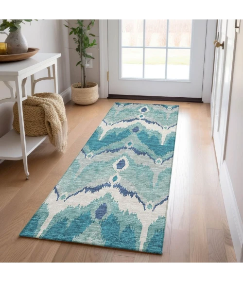Addison Chantille ACN743-Teal 2 ft. 3 in. X 7 ft. 6 in. Rectangle Rug