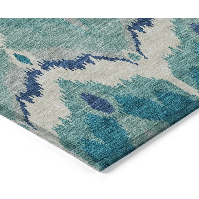 Addison Chantille ACN743-Teal 8 ft. X 8 ft. Round Rug